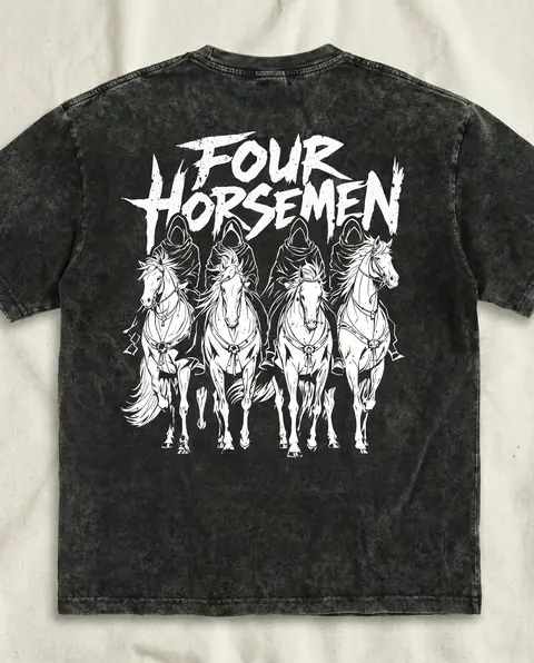 Four Horsemen Tee Back Print