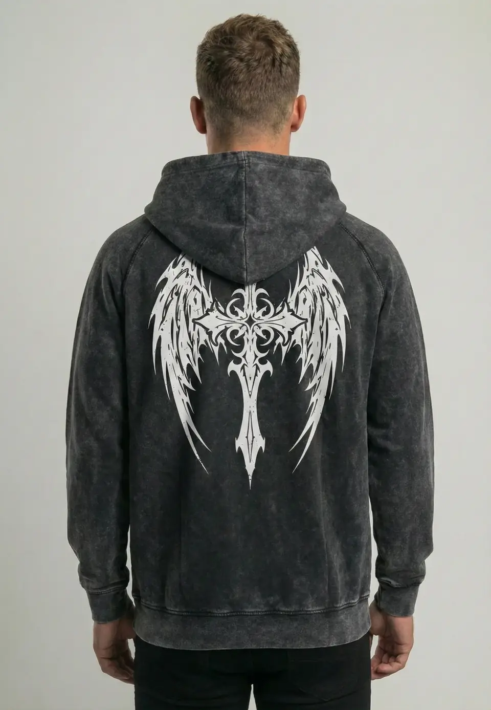 Winged Cross Hoodie