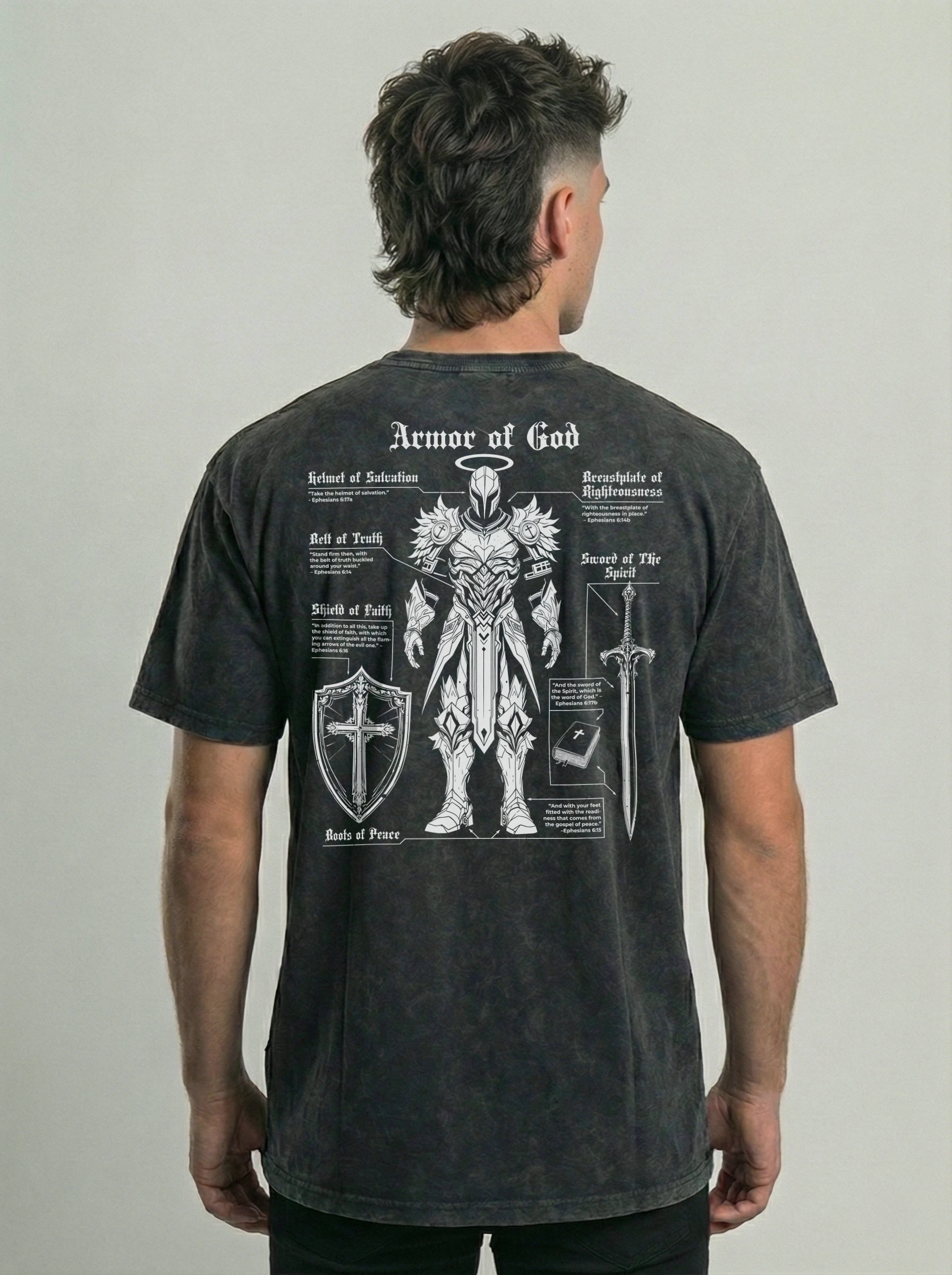 Armor of God Christian T-Shirt - Ephesians 6